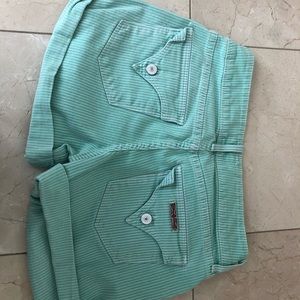 Hudson mint green shorts